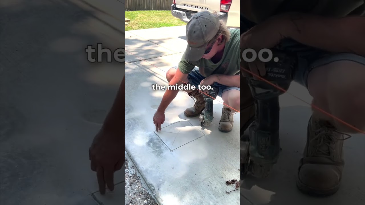 How to Cut a Perfect Hole in Concrete &ndash; Fast & Clean! #shorts #diy #construction