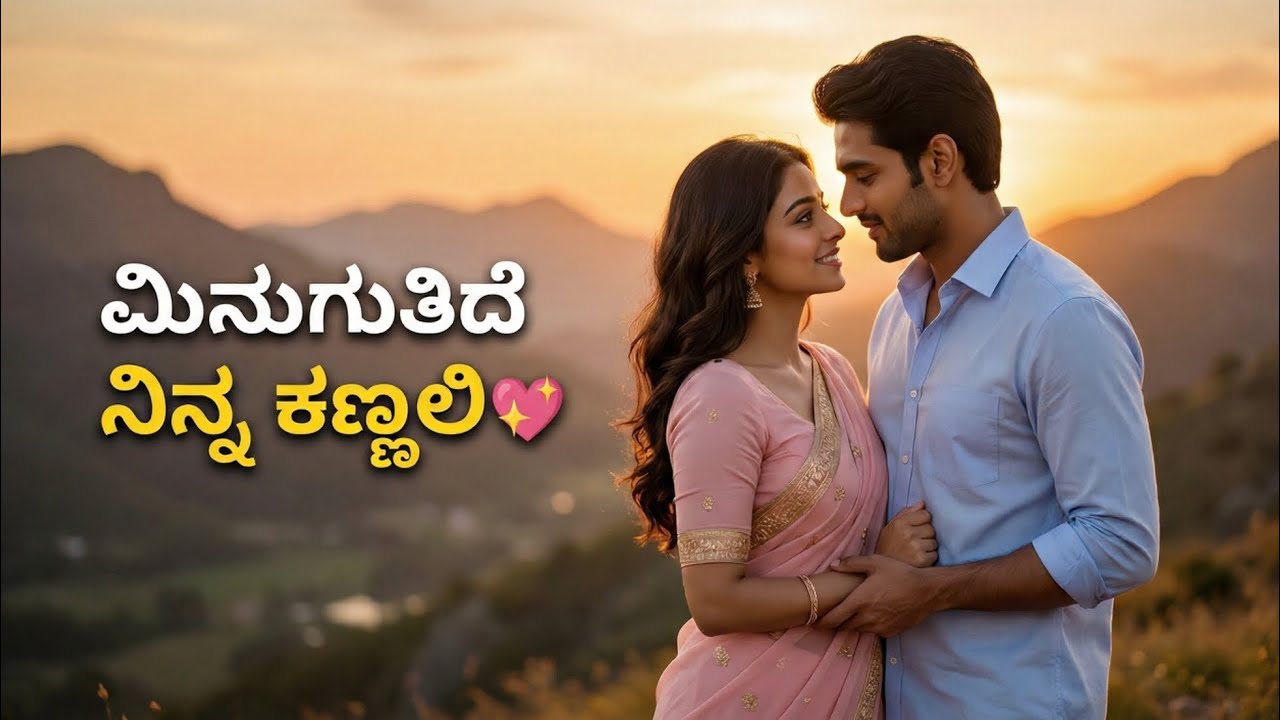✨ಮಿನುಗುತಿದೆ ನಿನ್ನ ಕಣ್ಣಲಿ💖 | Cinematic Kannada Love Song