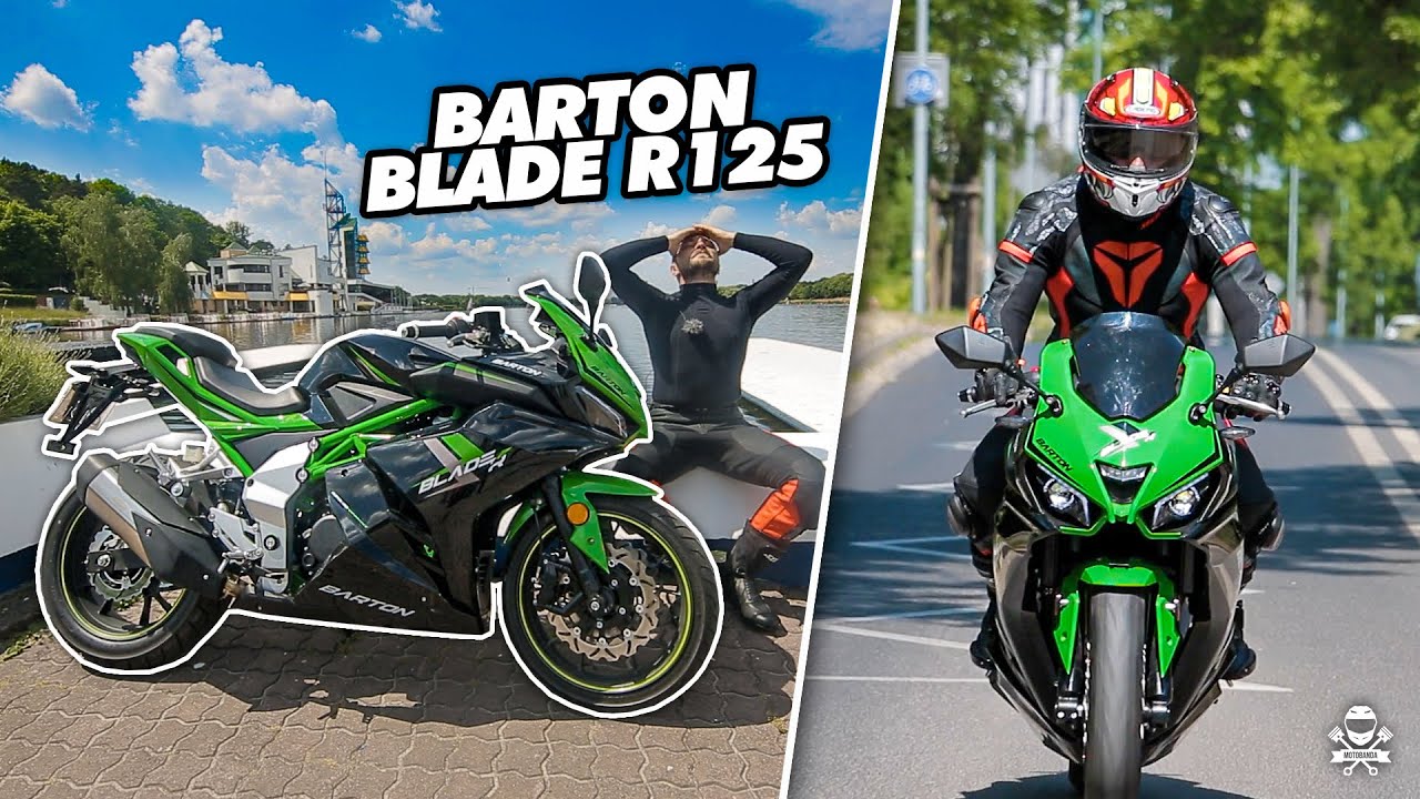 Barton Blade R 125 - Wygląda jak litr, a jeździ się nim na prawo jazdy B!