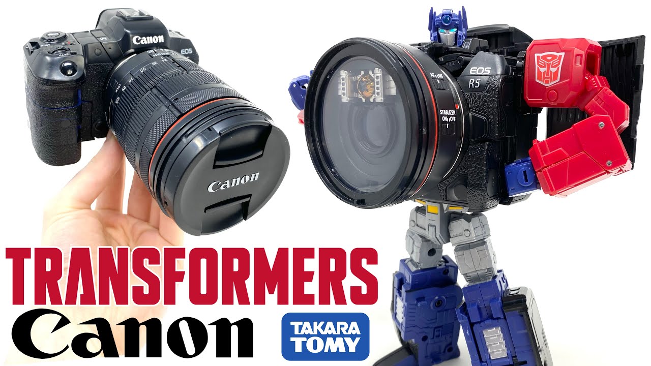Обзор камеры-трансформера OPTIMUS PRIME R5 Transforming от Canon Takara Tomy Mall Exclusive