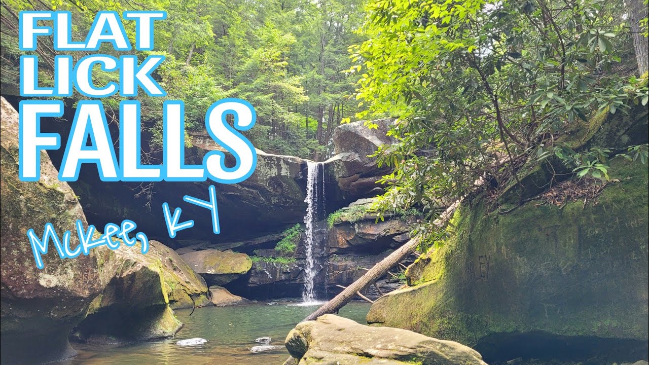 Flat Lick Falls In Mckee, Kentucky!