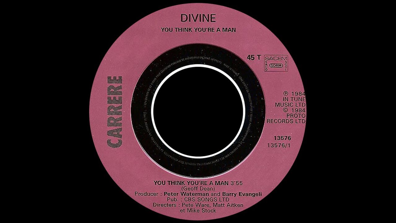 Divine ~ You Think You're A Man 1984 Disco Purrfection Version