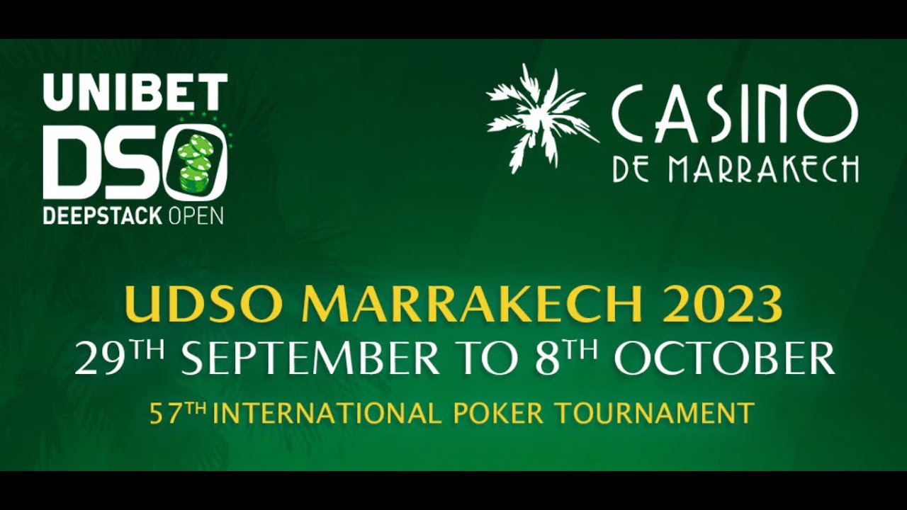 📺 UDSO MAIN EVENT FINAL - Casino de Marrakech - UDSO Marrakech 2023