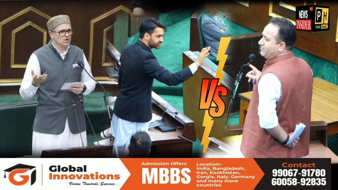 LoP-Sunil Sharma's Speech in J&K Assembly; slams CM Omar Abdullah over remarks on Daily Wagers