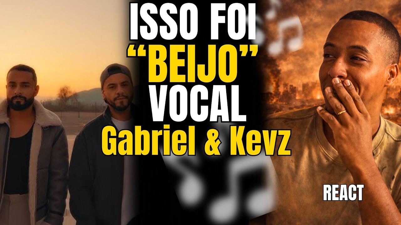 Isso Não Foi Harmonia… Foi Conexão Real - Gabriel e Kevz | React “Love in the Dark”