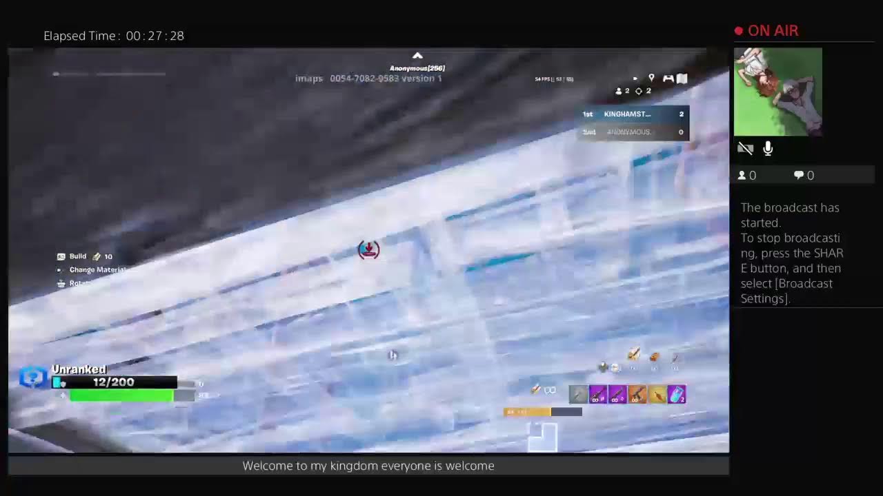 Fortnite live event time