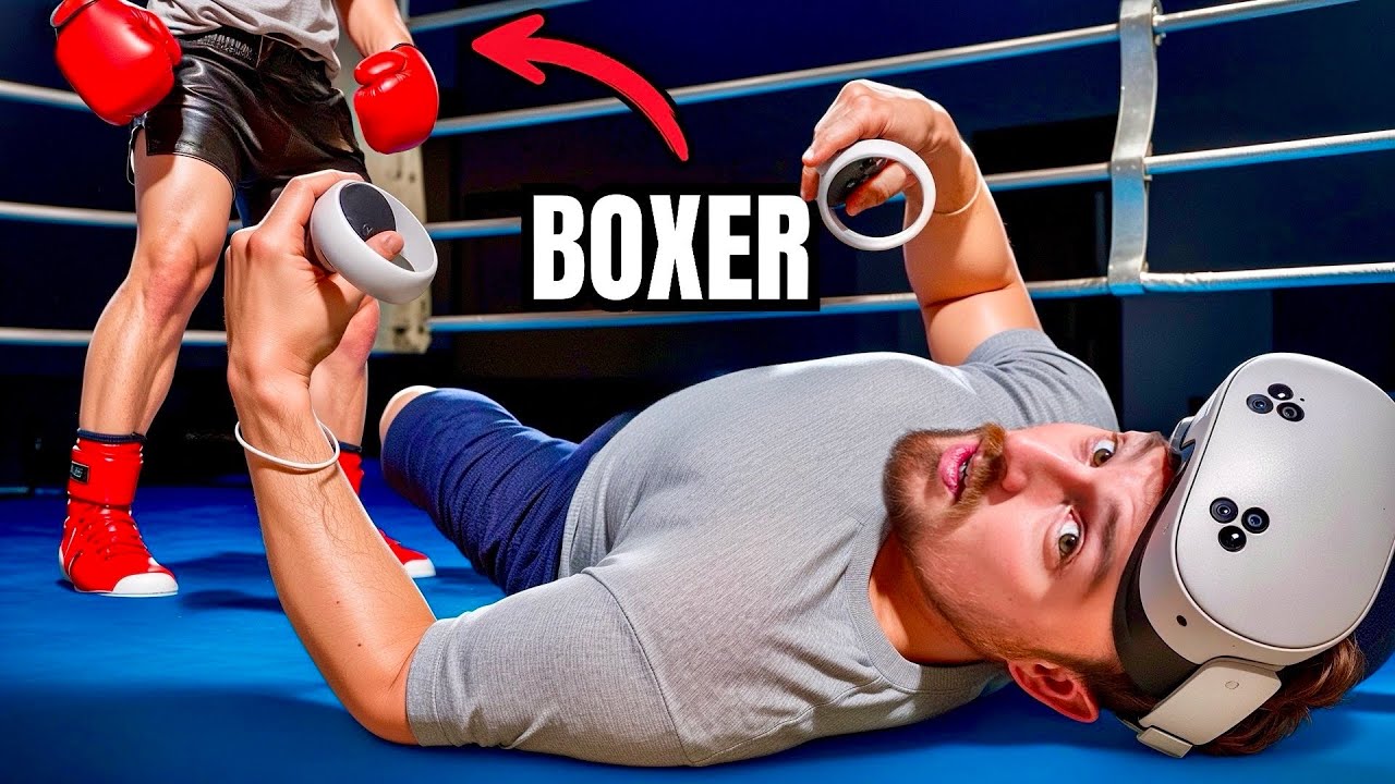 REAL Boxer vs VR Fight