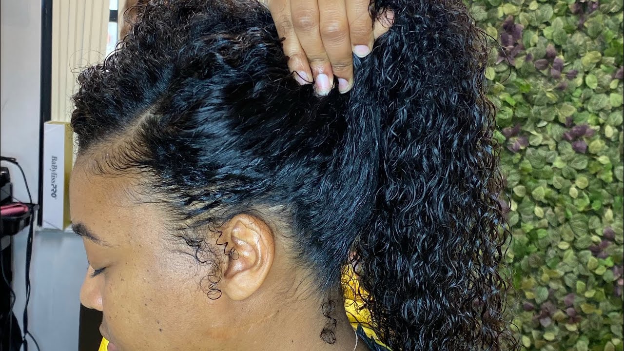 HOW TO DO A SEAMLESS VERSATILE SEWIN... VERY DETAILED!!! Using Hair Are Us Indian curly
