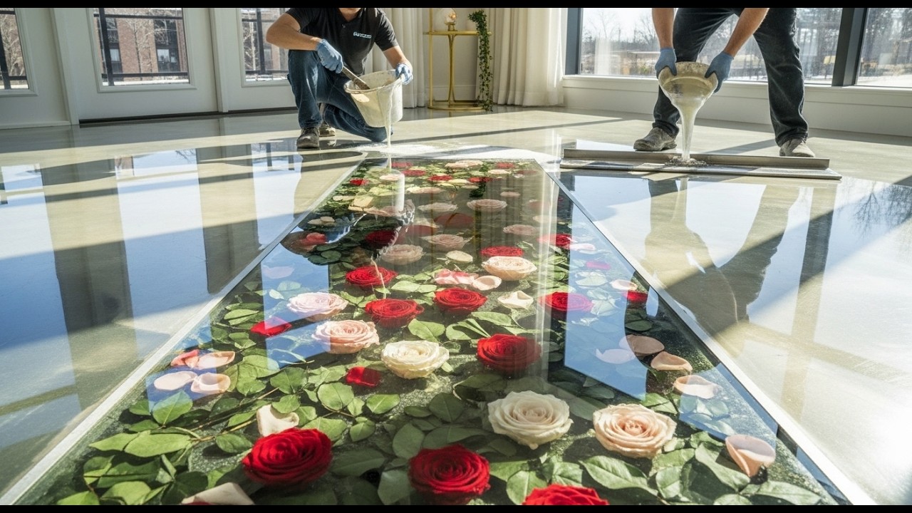 Top 5 Eco-Friendly Epoxy Floors | Natural Wood & Stone Resin Designs for Luxury Interiors
