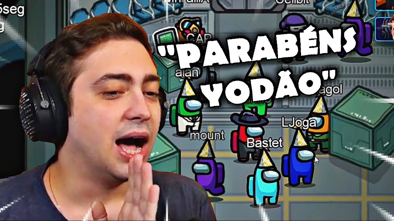 ALANZOKA fez uma FESTA para o YODA no Among Us | MELHORES MOMENTOS #35