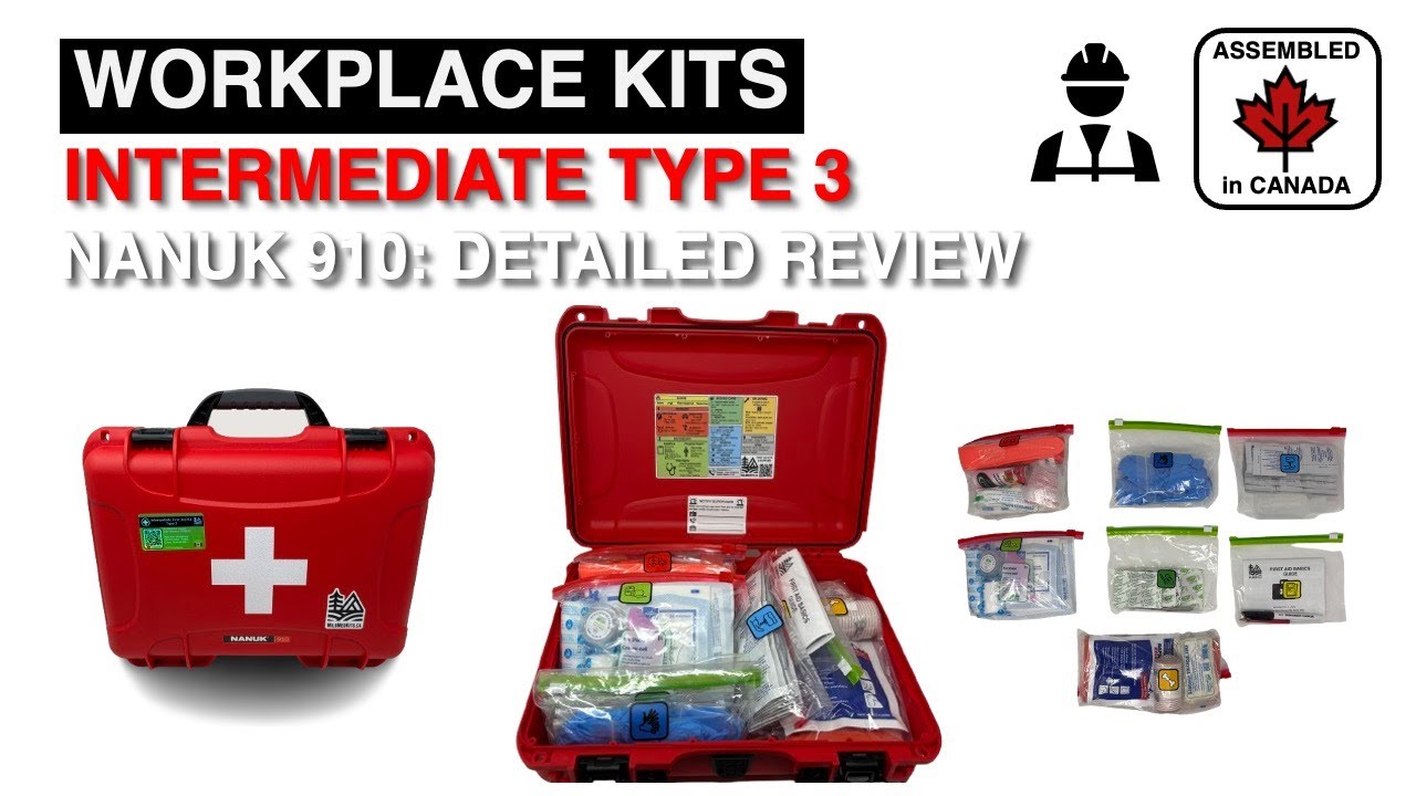 Canadian Workplace Intermediate First Aid Kit Type 3 Nanuk 910: Detailed Review