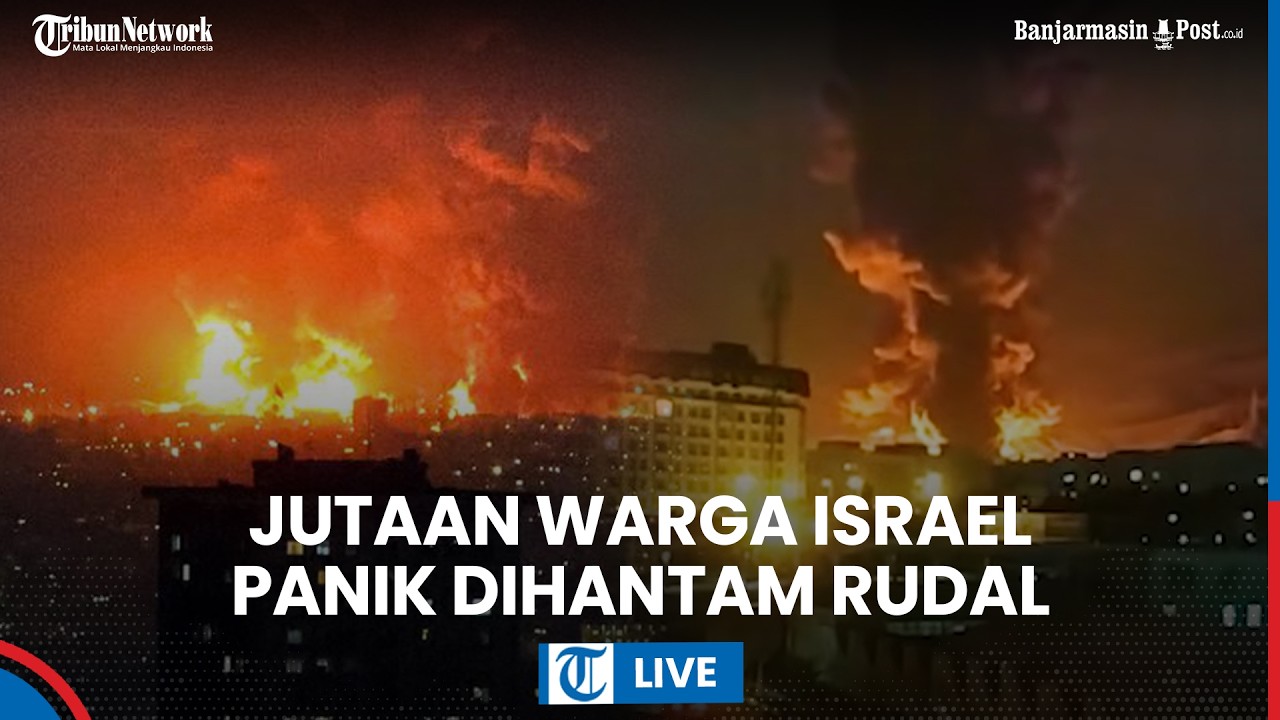 LIVE: Iran Balik Balas Serangan Israel yang Targetkan Situs Rudal hingga Jet Tempur