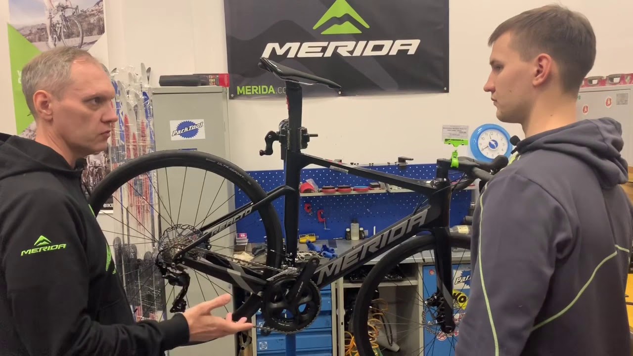 Шоссейник Merida Reacto Disс 4000. 1-ая карбоновая модель Merida 2020