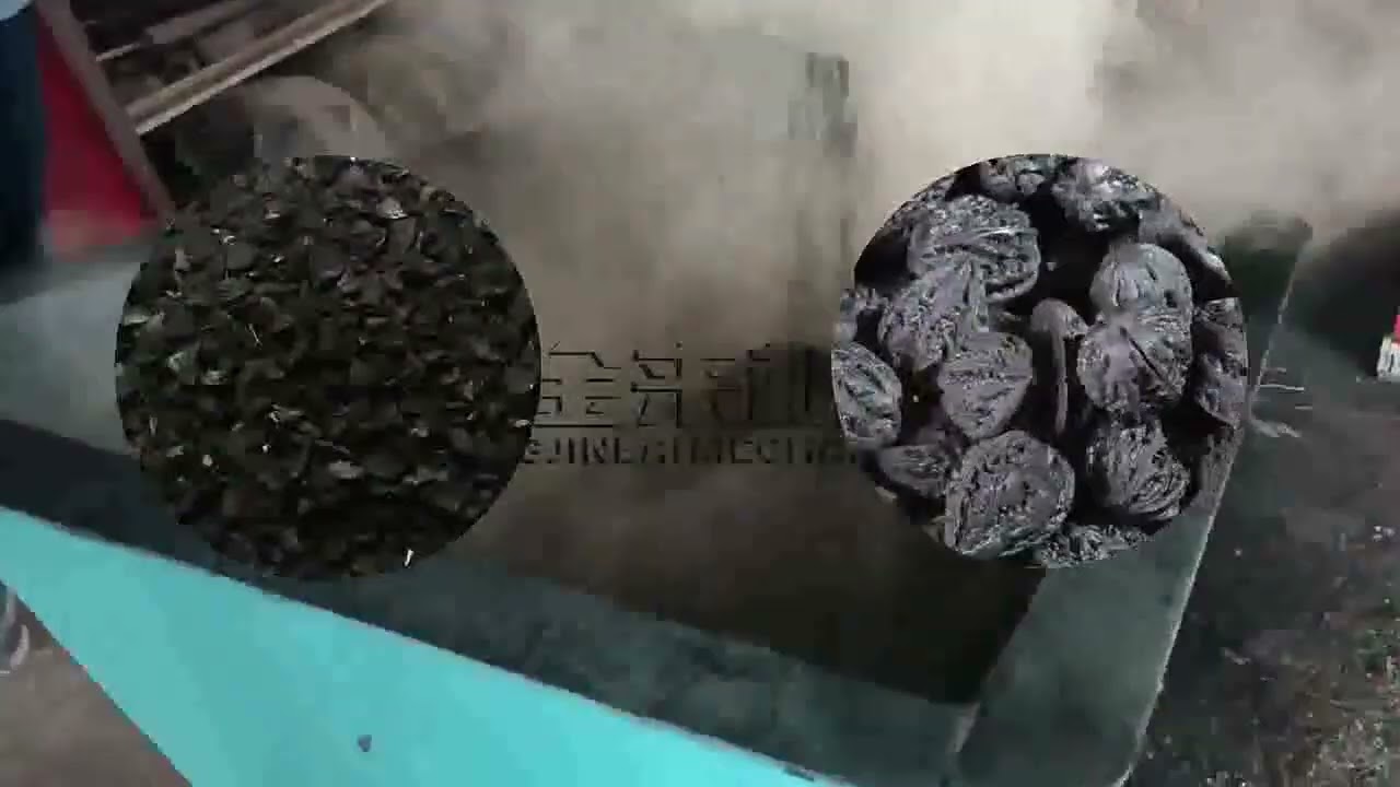 Weiwa Continuous Palm Kernel Shell Carbonization Furnace Trial Run in Indonesia!