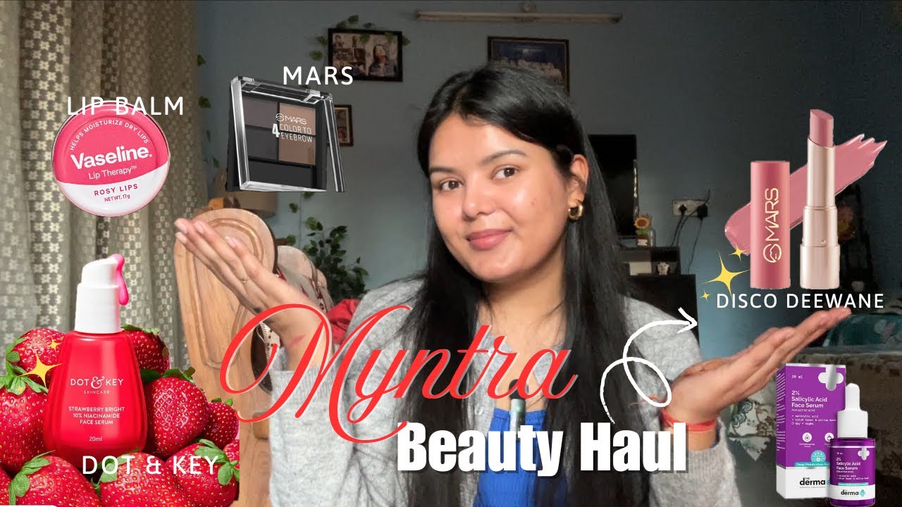 Myntra Skincare & Beauty Haul✨| Nidhi Bisht