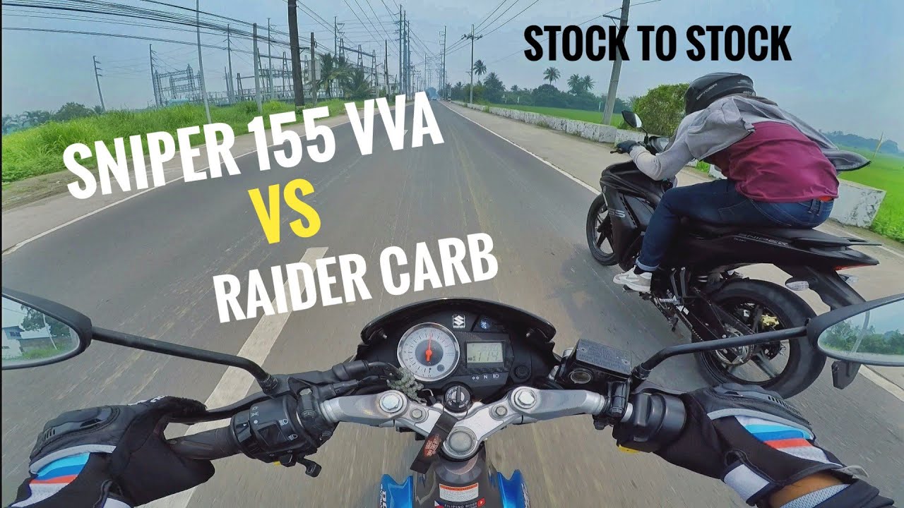 SINO ANG MASISIBAK? | SNIPER 155 VVA VS RAIDER 150 CARB