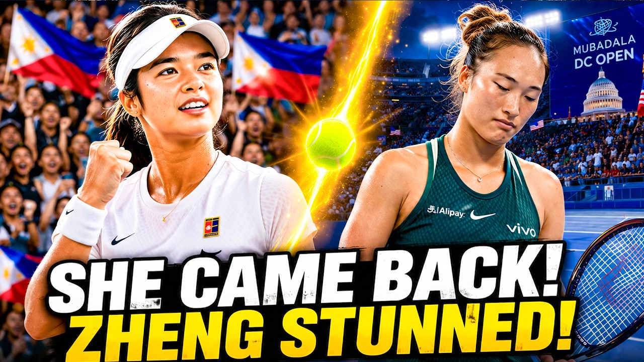 Alex Eala STUNS Zheng Qinwen in Incredible DC Open Comeback