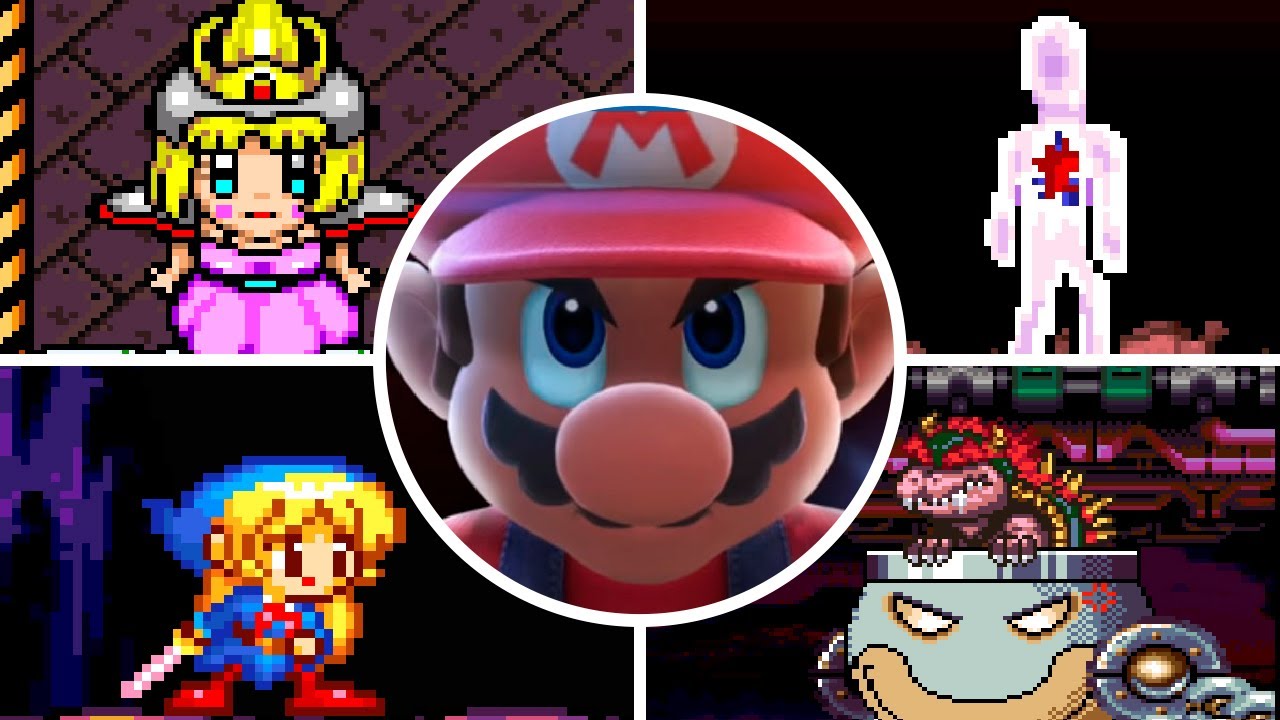 SMW:The Brutal Dream - All Bosses & Ending