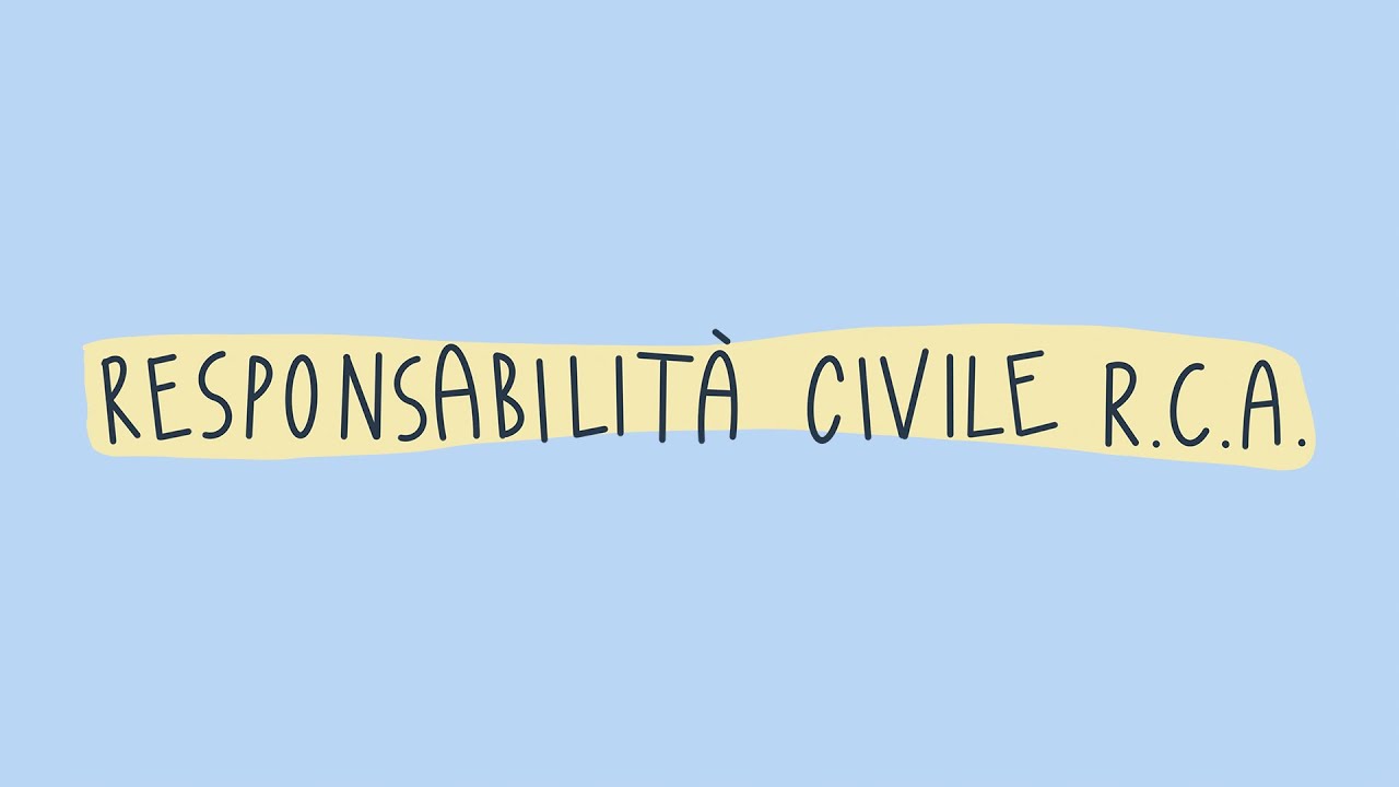 Responsabilit&agrave; Civile RCA | Italiano in Pillole