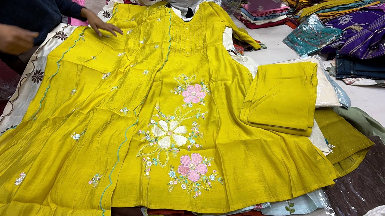 chickpet Bangalore wholesale designer kurti sets||Single piece courier available