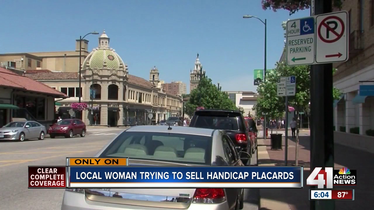 Disabled parking signs sold illegally in KC