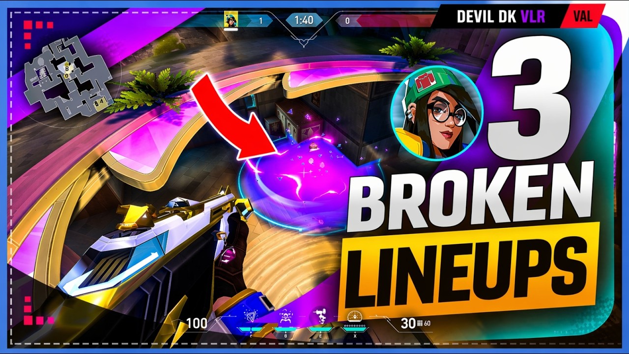3 Broken KILLJOY molly Lineups on LOTUS which are Actually Unfair 😈 #valorant