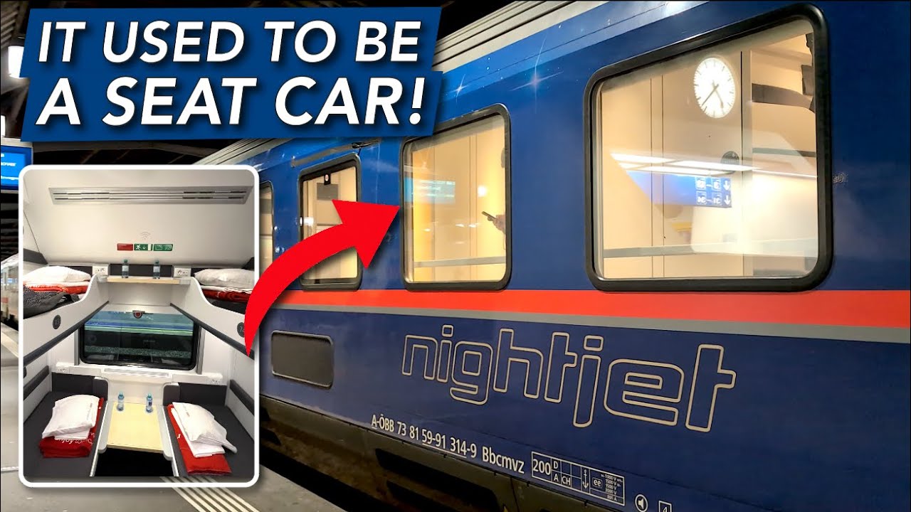 Новый комфортабельный вагон-купе Nightjet потрясающий!