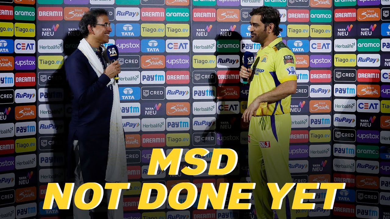 Behind the scenes: When MS Dhoni told Harsha Bhogle that his 