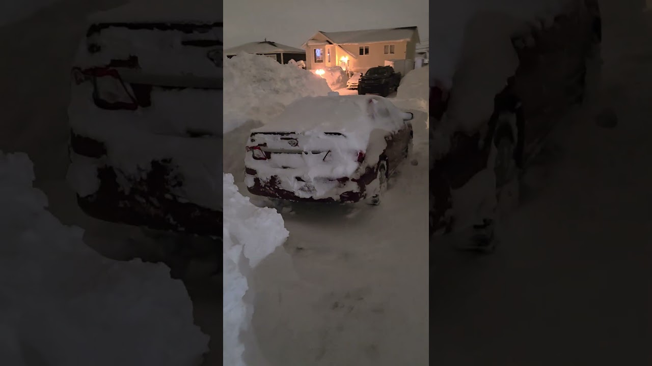 Another 6 hours of digging out from major winter storm #outdoorwork #snowstorm
