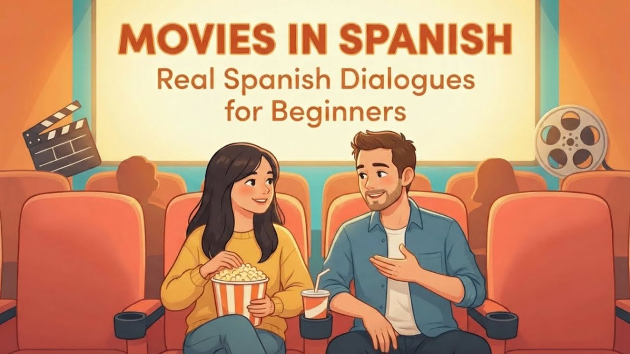 At the Movies in Spanish | Real Dialogues for Beginners