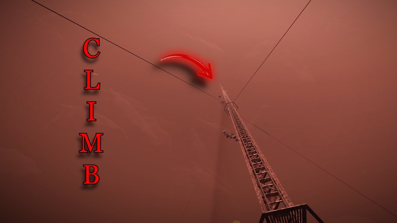 This horror game about climbing a radio tower