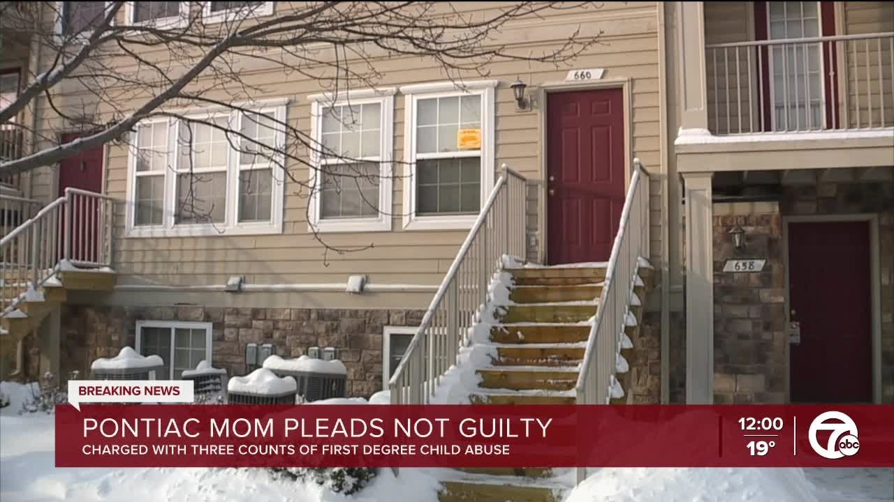 Pontiac Mom pleads not guilty to child abuse