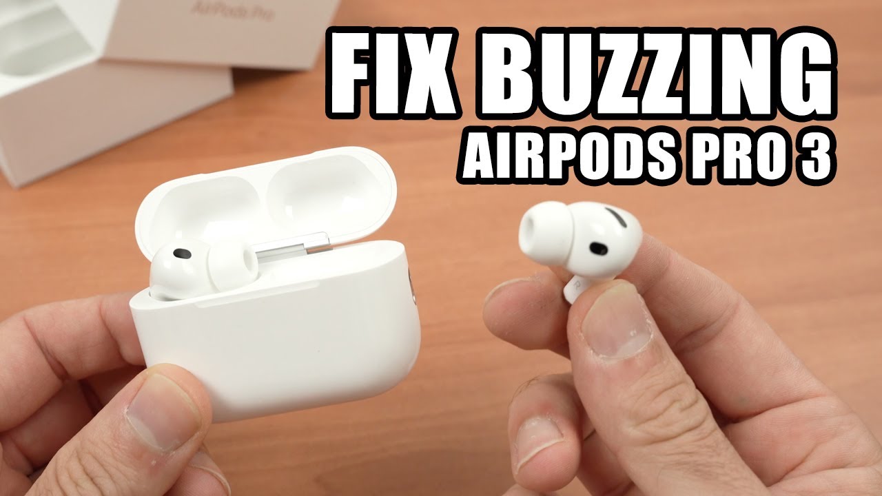 AirPods Pro 3: как устранить статический шум и жужжание