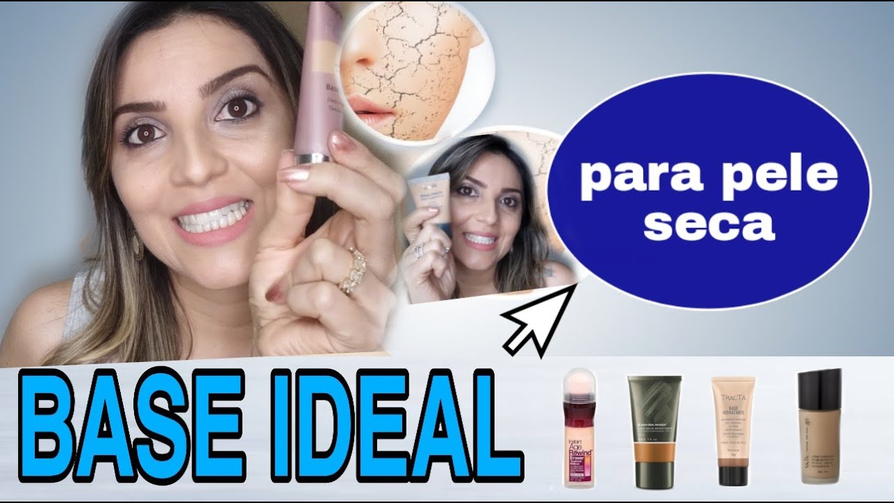 QUAL A BASE IDEAL PARA PELE SECA #peleseca #baseideal #dicadebase