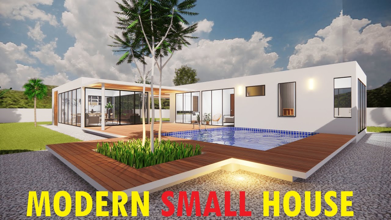 Modern Tropical House Design | 3 Bedrooms + Pool | 120 sqm (1,291 sqft)