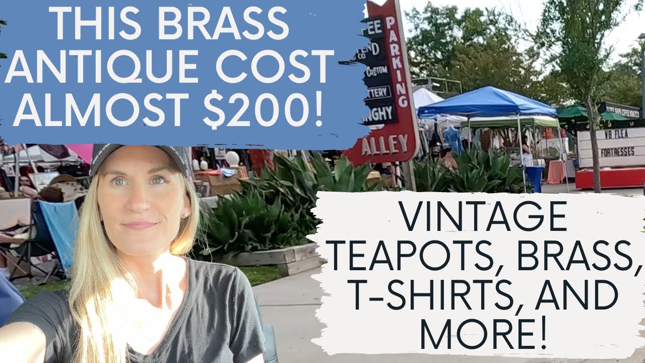 This Brass Antique cost almost $200! Come Shop With Me