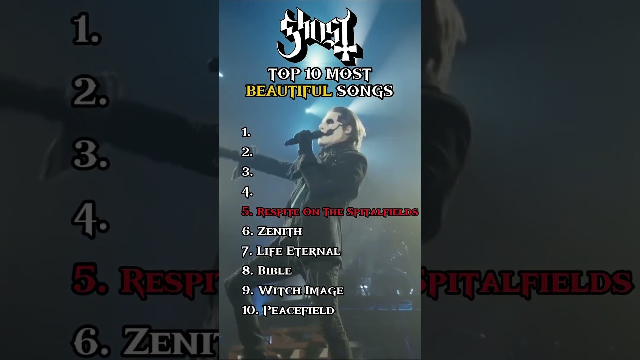 GHOST Top 10 BEAUTIFUL songs #ghostband