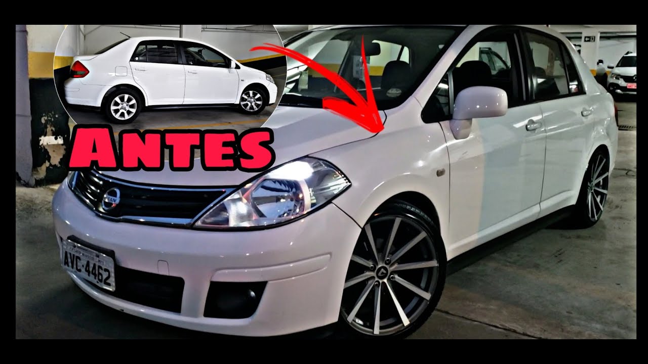 MUDOU DA ÁGUA PARA O VINHO (NISSAN TIIDA ARO 18 TALA 8,5 SUSPENSÃO FIXA) LOWGOISCUSTOM