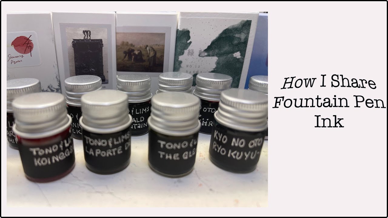 Ink Samples | How I share my ink?