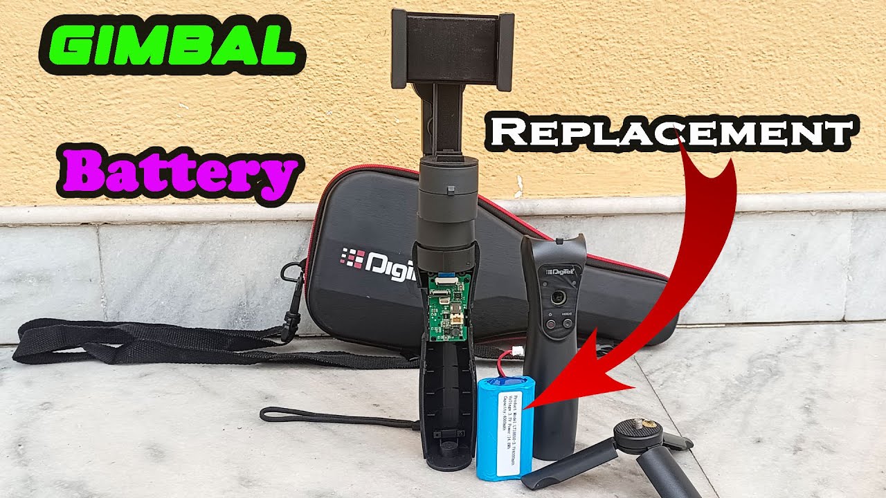 Digitek 3 axis gimbal battery replace || Mobile gimbal repair.