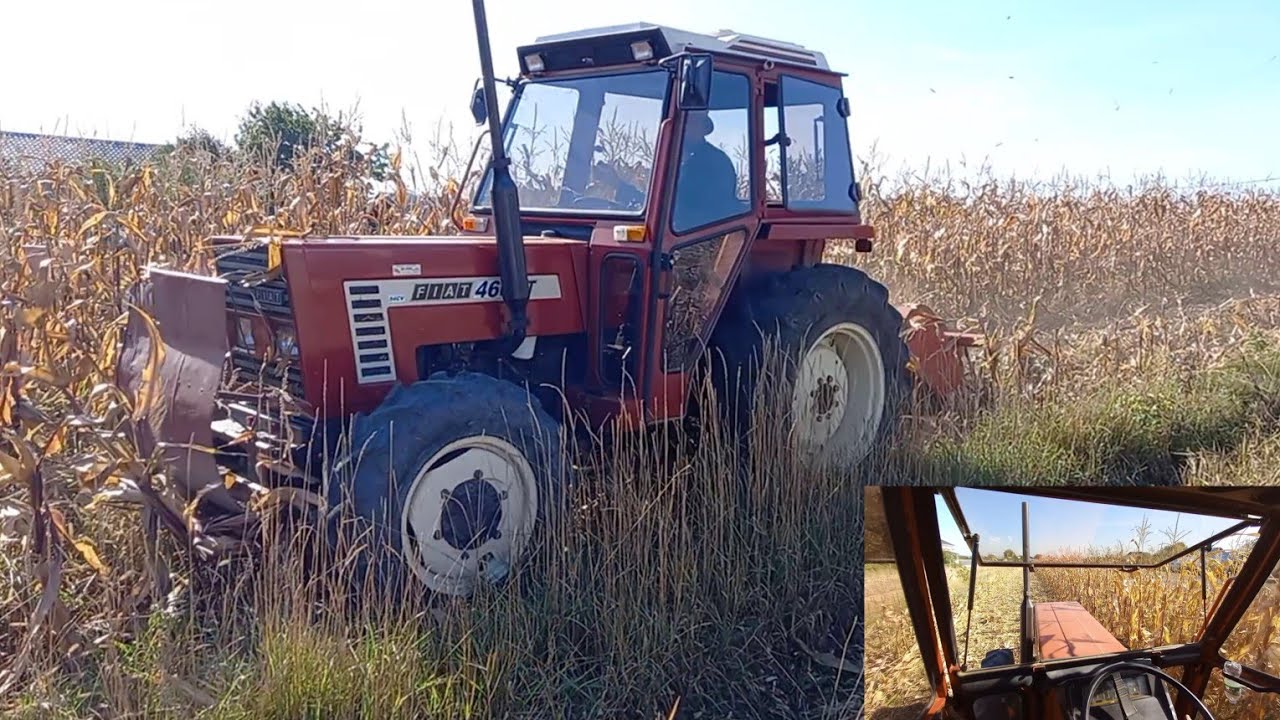 Cab View | FIAT 466 Trinciatura stocchi mais