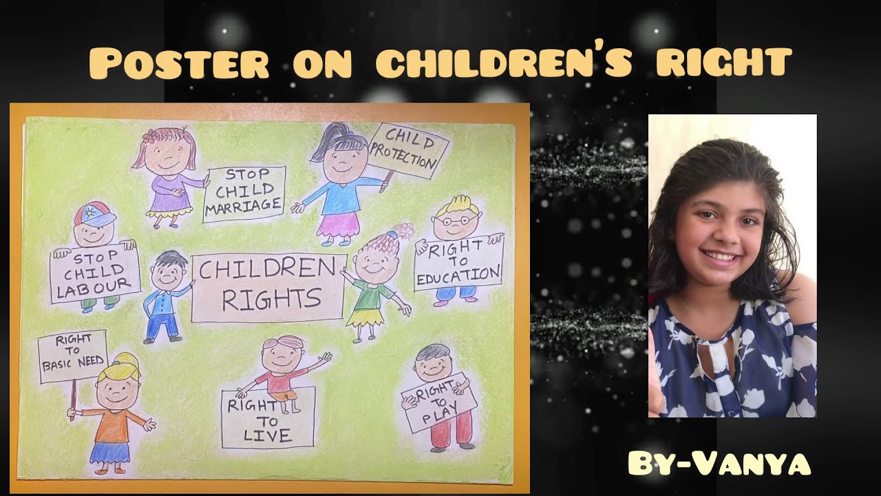 Poster on Children’s rights | Vanya art @artforkidshub