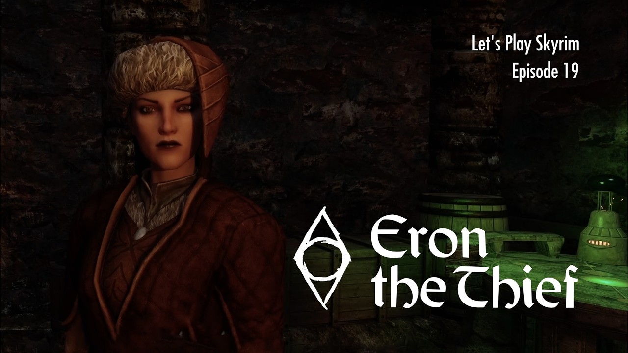 Let’s Play Skyrim: Eron the Thief – Episode 19 – A Dark Cave with Buttons
