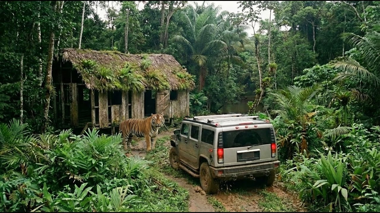 Outdoor to AMAZOON with My Girlfriend & Repairing an old house abandoned in the Forest