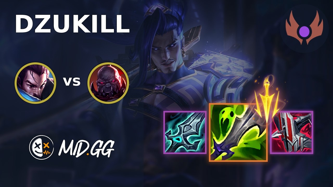 MID.GG: [ Dzukill ] Yasuo TOP vs Sion | EUW MASTER | LOL Season 2026