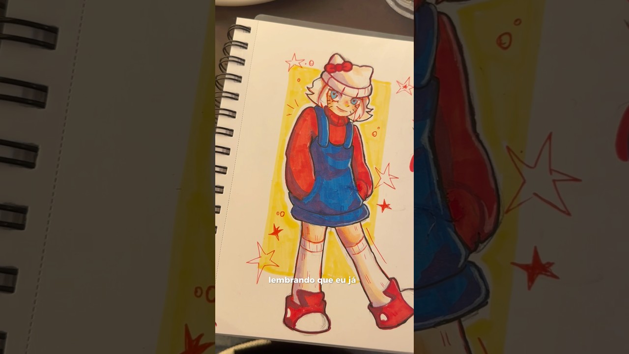 Personagens da sanrio como pessoas ⭐️ #shorts  #arte #art #desenho #drawing #sanrio #hellokitty