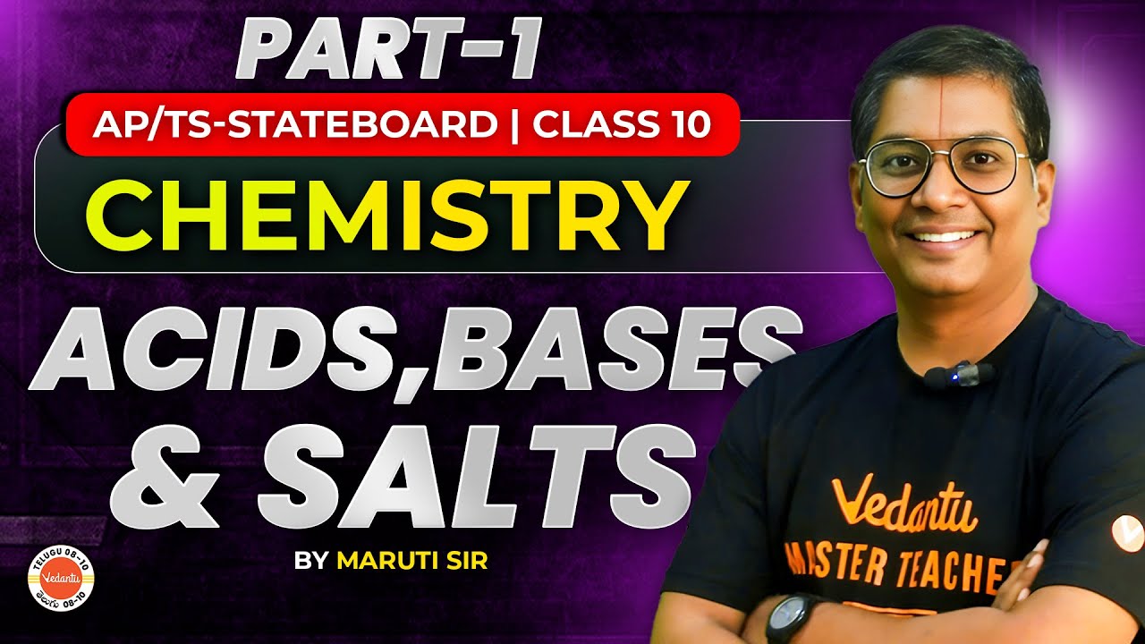 Acids, Bases & Salts | Class 10 Chemistry | AP & TS SSC 2026 | Maruti Sir