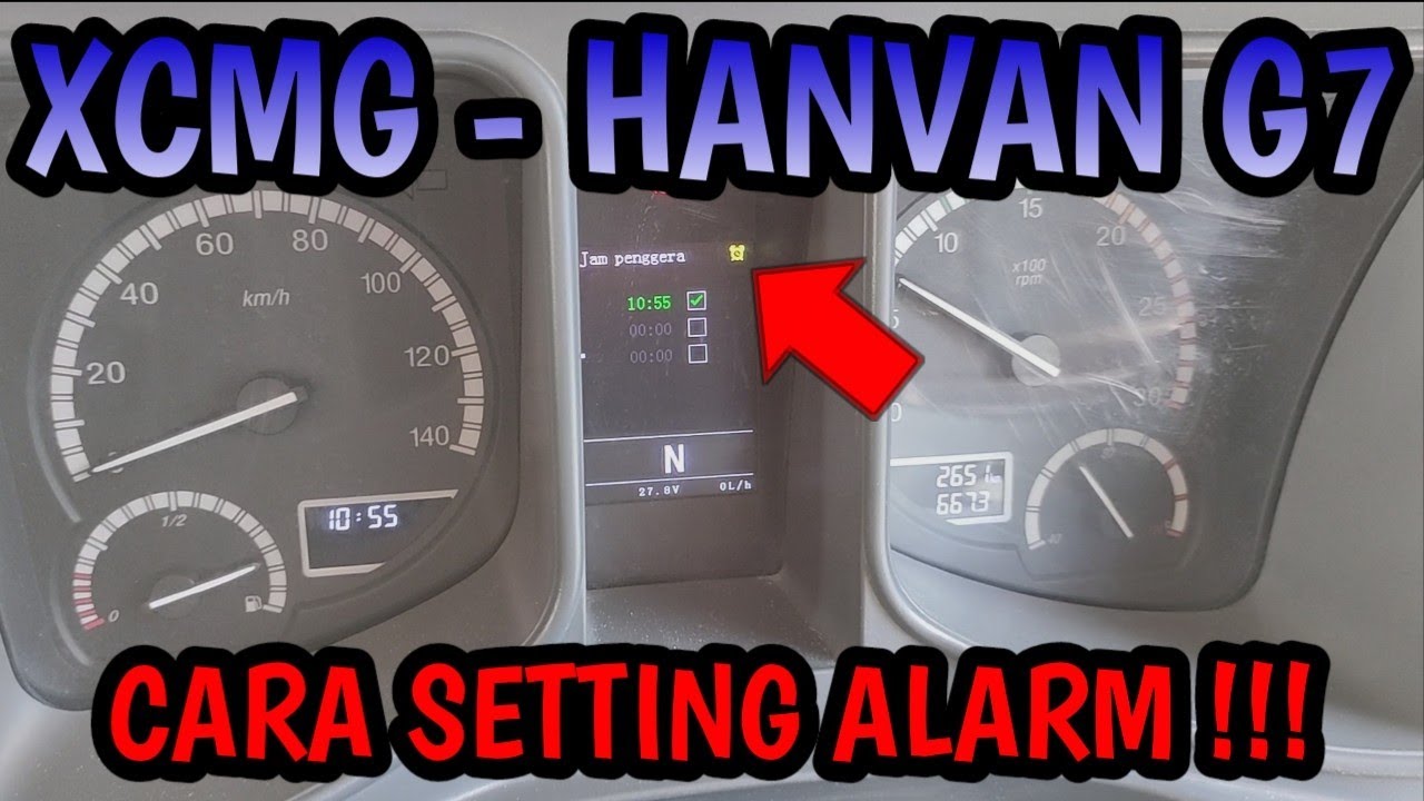 CARA MENGATUR ALARM PADA MONITOR HANVAN G7 - 371