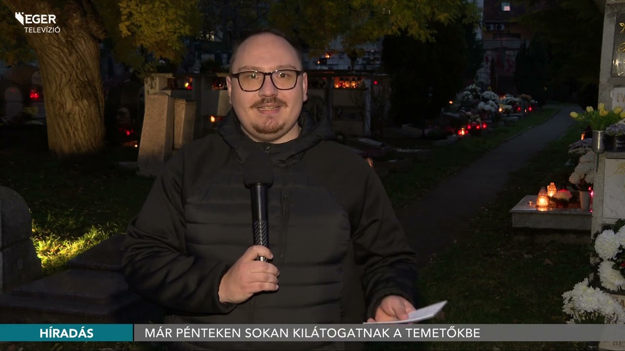 Már pénteken sokan kilátogatnak a temetőkbe - 2025.10.31.