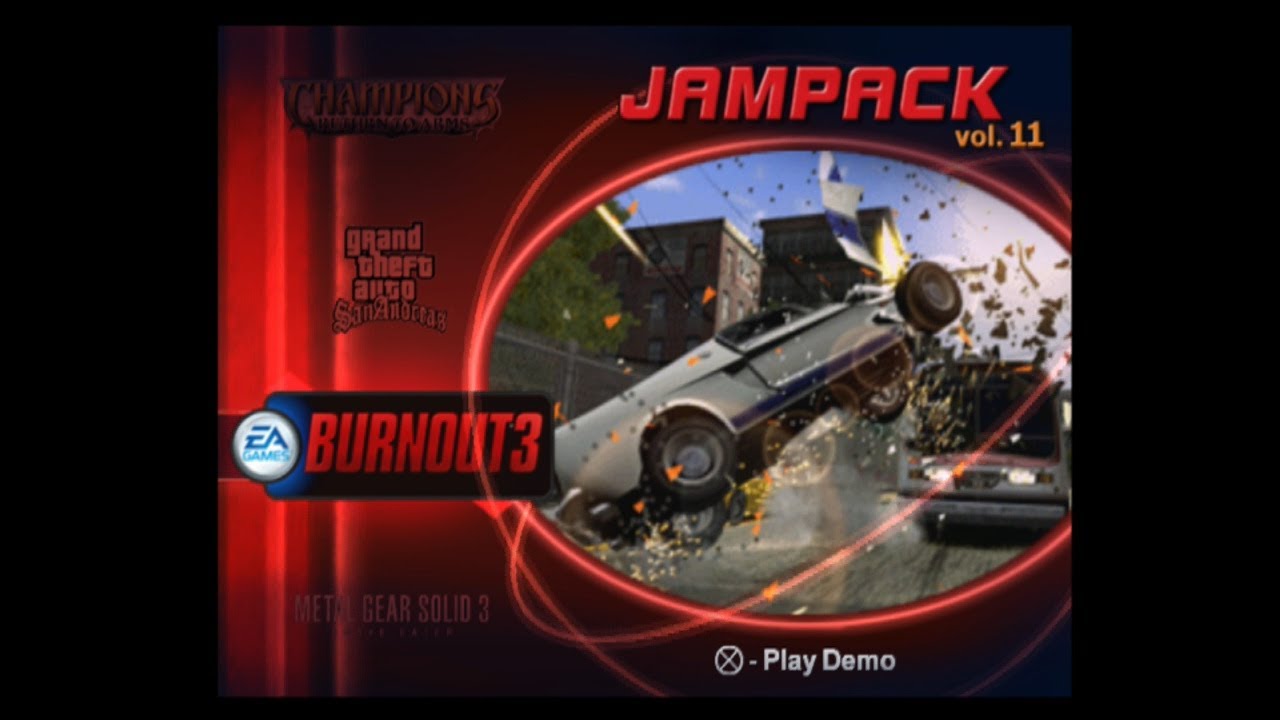 Burnout 3 - Демо-диск Jampack, том 11